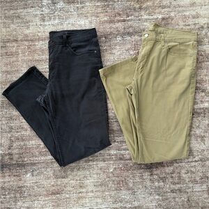 Men’s Levi's 511 Black and Tan Pants 2 Pair 36x34